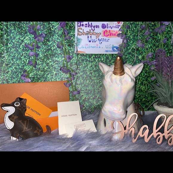 Louis Vuitton Monogram Dog Keychain Bag Charm - Picture 11 of 11